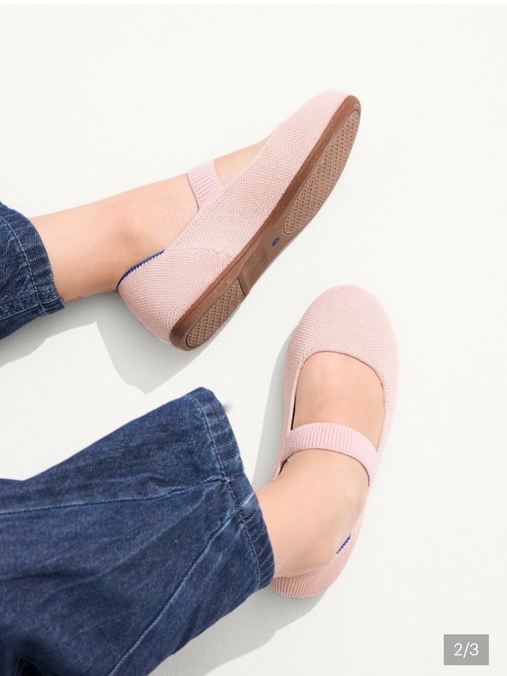 Rothy’s The Kids Mary Jane Ballerina Size 3